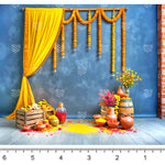 Haldi Ceremony Baby Backdrop