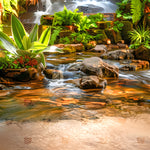 Tropical Cascade Garden Backdrop