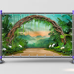 Tropical Baby Photoshoot Backdrop