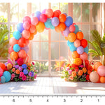 Floral Arch Background Backdrop