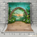 Tropical Theme Baby Backdrop