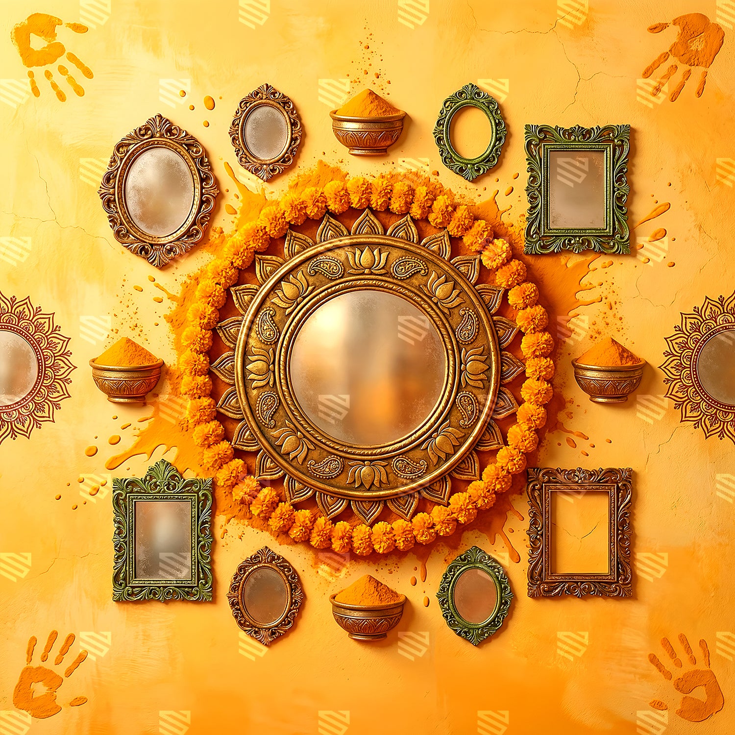 Turmeric & Marigold Majestya