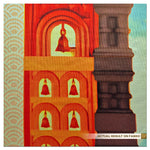 Divine Temple Entrance Backdrop