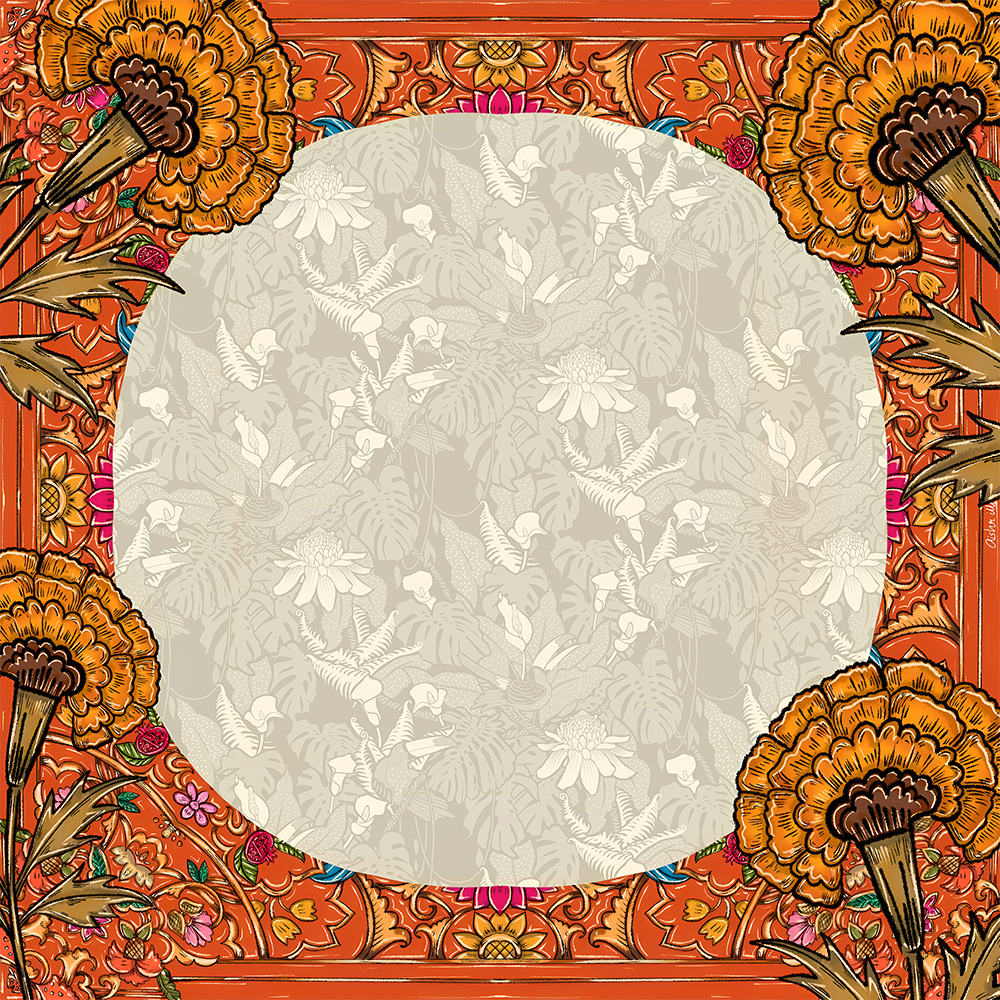 Genda Phool Ki Rangoli