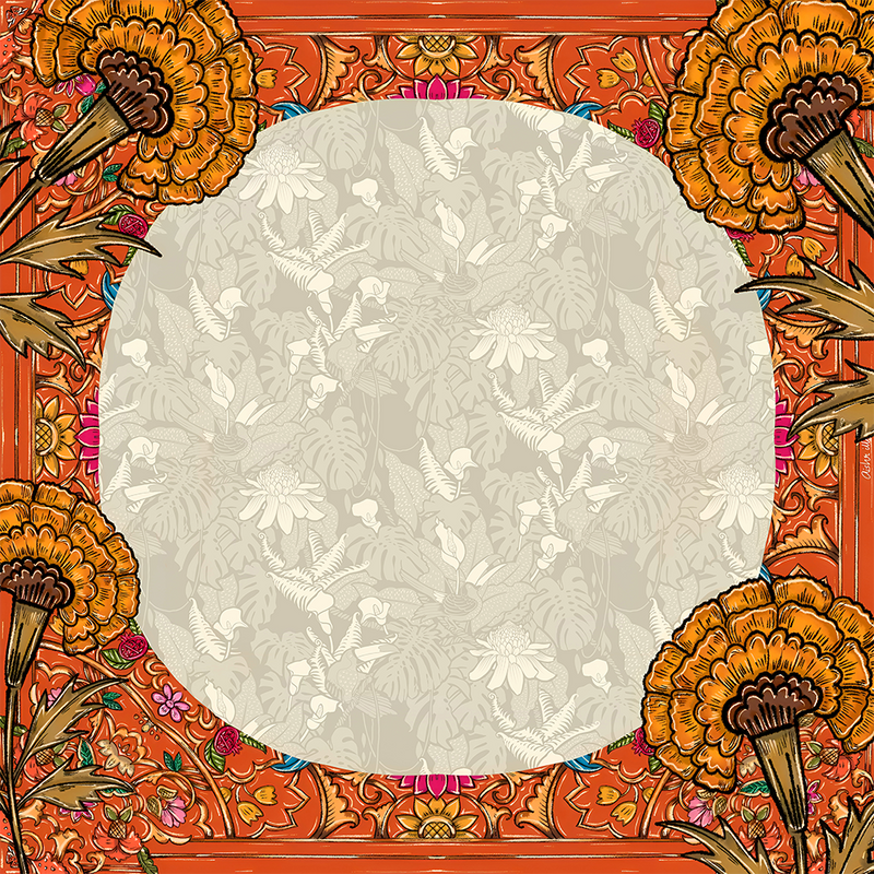 Genda Phool Ki Rangoli