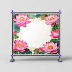 Lotus Floral Setup Backdrop