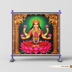 Maa Lakshmi Lotus Backdrop