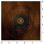 Sacred Om Mandala Backdrop