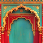 Regal Indian Archway Backdrop