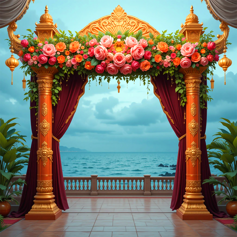 Regal Mandap by the Sea