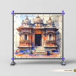 Temple Artwork Backdrop