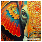 Royal Elephant Background Backdrop