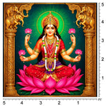 Goddess Lakshmi on Lotus