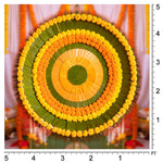 Sacred Floral Mandal Backdrop