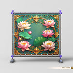 Lotus Frame Photography Backdrop
