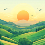 Subah Ki Shaanti Bhari Wadiyaan Backdrop