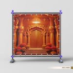 Temple Entrance Backdrop