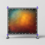 Cosmic Light Background Backdrop