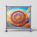 Dharma Chakra Background Backdrop