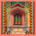 Floral Majesty Royal Arch Backdrop