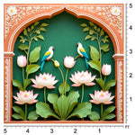 Parrot Lotus Design