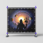 Mahadev Cosmic Form Backdrop