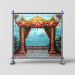 Seaside Mandap Backdrop