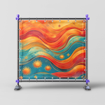 Sun and Waves Backdrop