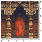 Traditional Mandir Entrance Backdrop