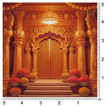 Heritage Temple Entrance Backdrop