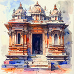 Bhavya Mandir Chitrankan Backdrop