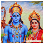 Divine Ram Sita Background Backdrop