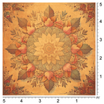 Earth Tone Mandala Design Backdrop
