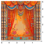 Traditional Mandir Setup Backdrop