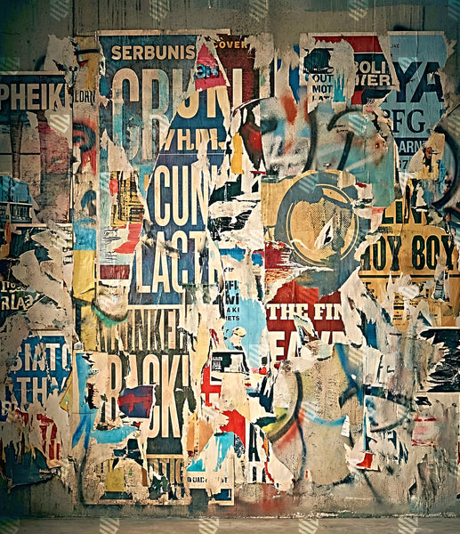 Urban Grunge Poster Wall