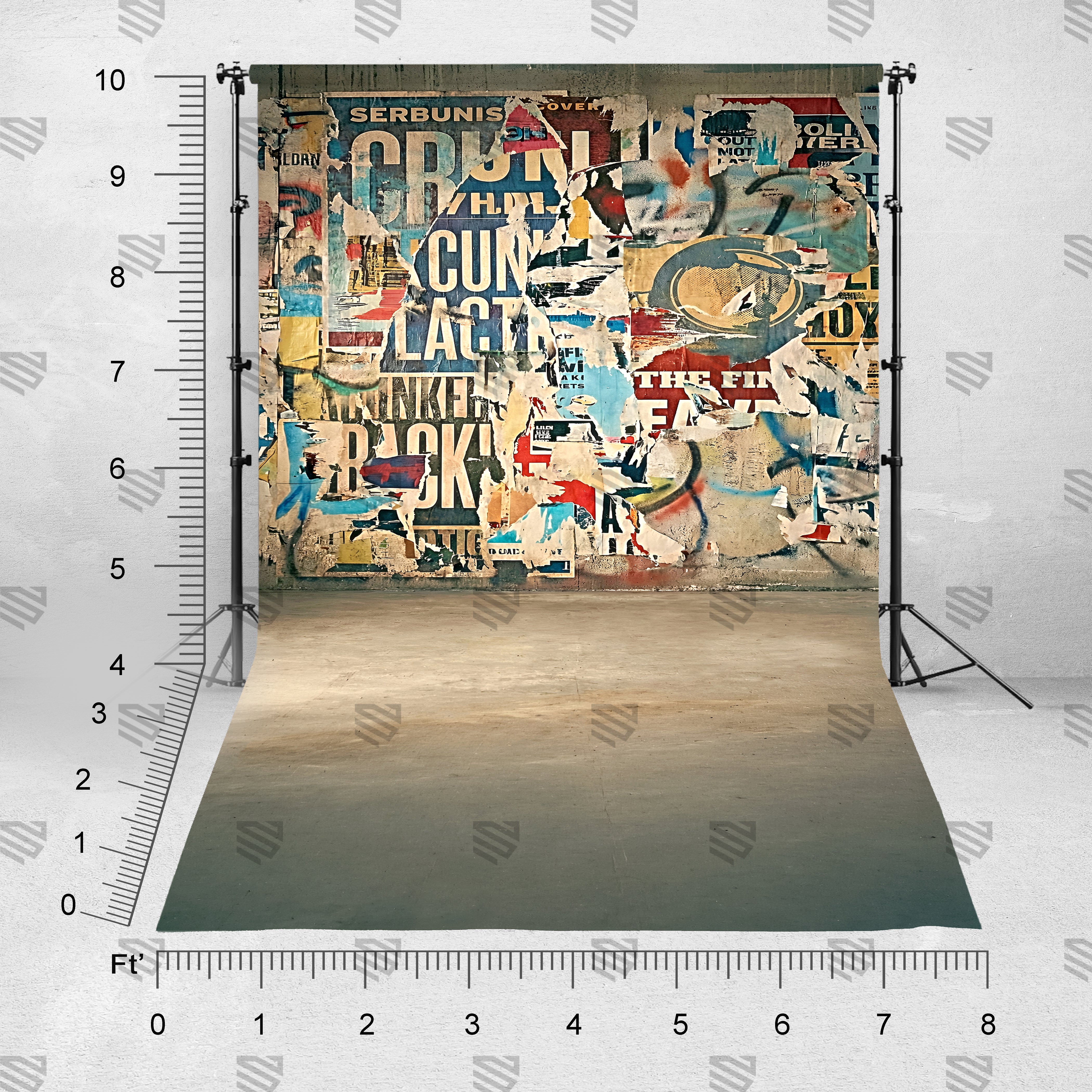 Urban Grunge Poster Wall