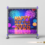New Year Glow Backdrop