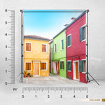 Vibrant Street Scene Backdrop