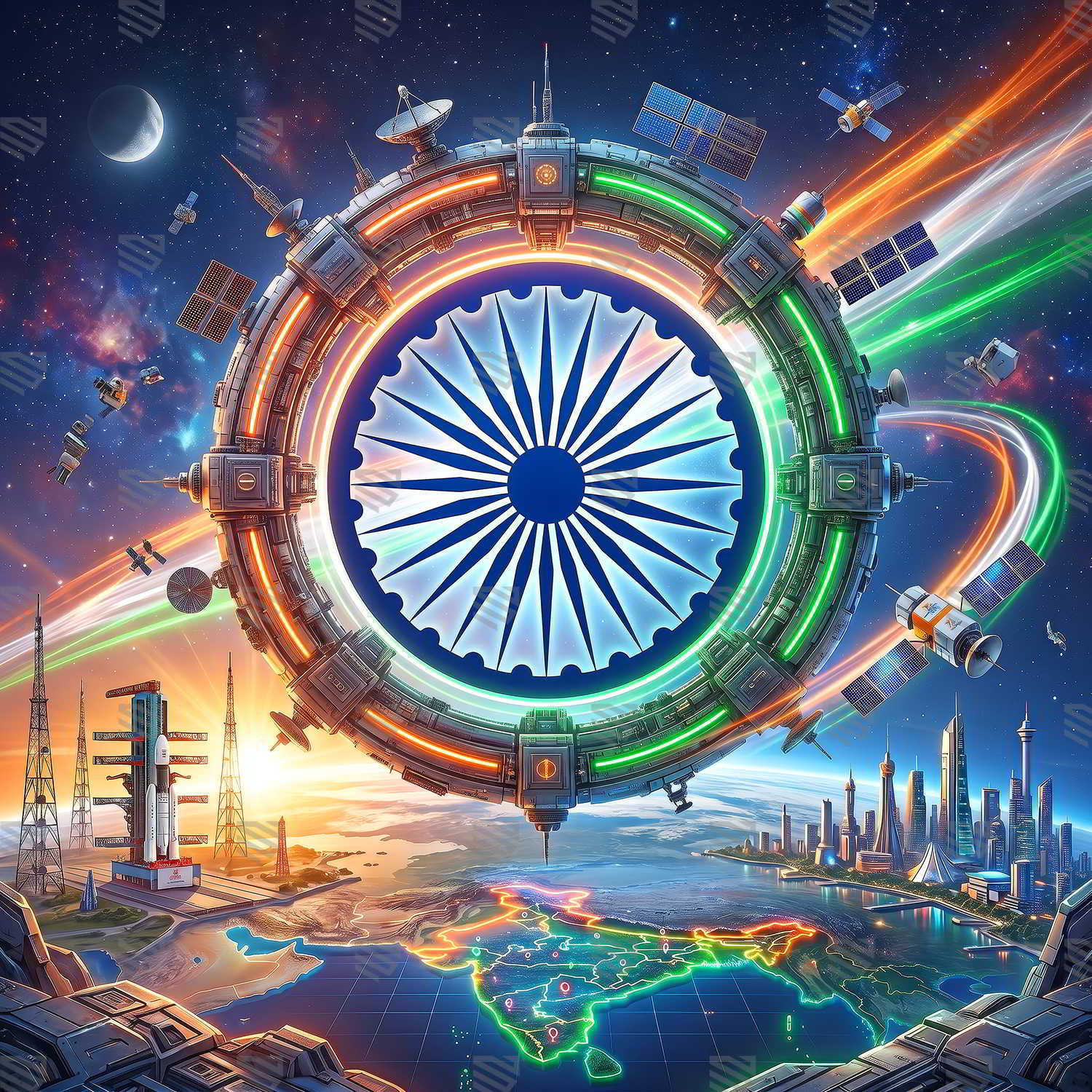 Viksit Bharat 2047 Backdrop