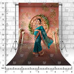 Floral Wheel Maternity Backdrop