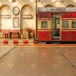 Vintage Railway Memories Backdrop