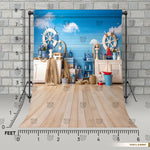 Nautical Decor Background Backdrop