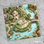 Vrinda Riverside Temple Newborn Baby Krishna Janmashtami Backdrop