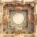 Vrindavan Palace Courtyard Newborn Baby Photography Backdrop
