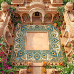 Vrindavan Palace Garden Newborn Baby Photography Backdrop