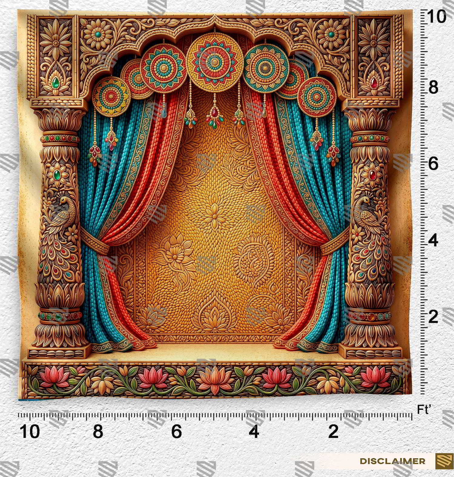 Vrindavan Heritage Backdrop