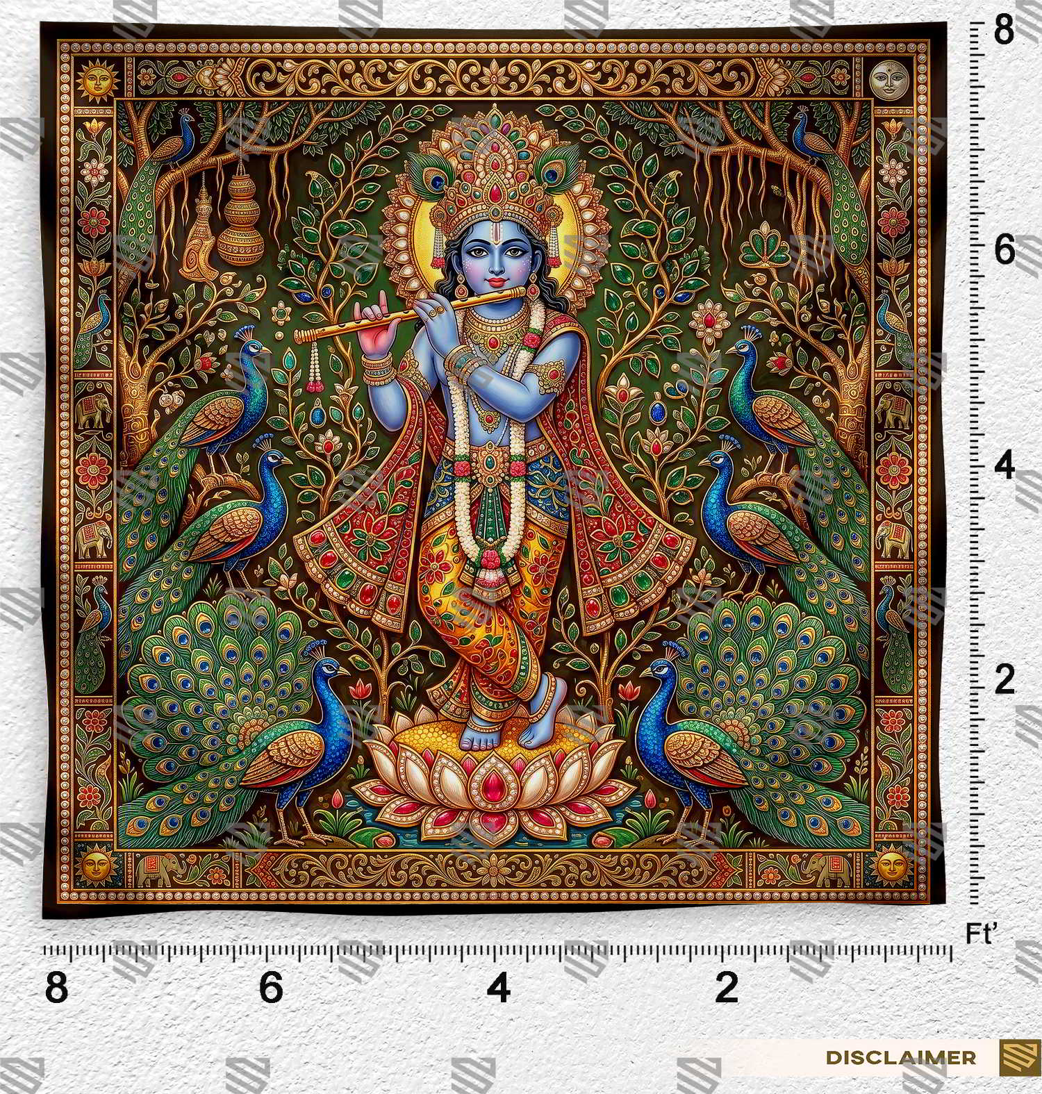 Krishna Theme Backdrop