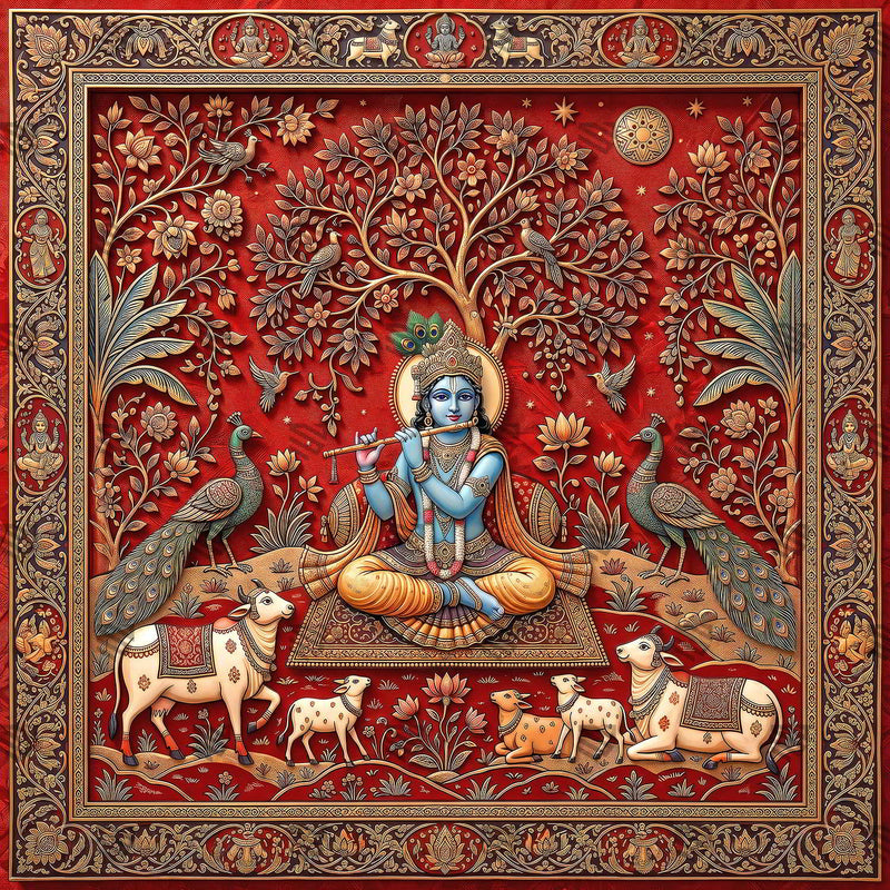 Vrindavan Surabhi Nikunj Decoration Backdrop