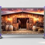 Western Baby Photoshoot Backdrop