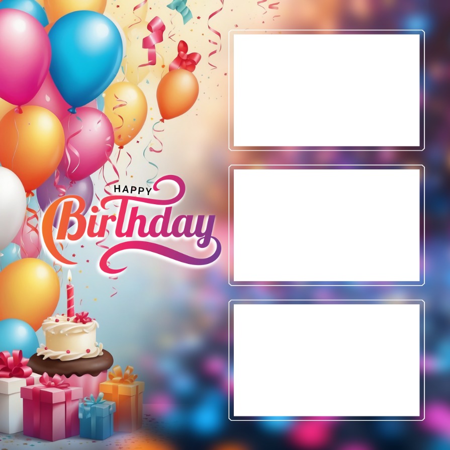 Happy Birthday Custom Photo Collage